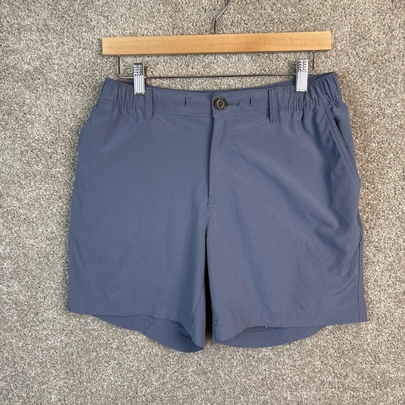 Chubbies Shorts Men's Medium Blue Flat Front 6" Inseam Elastic Waist Casual - Picture 1 of 5
